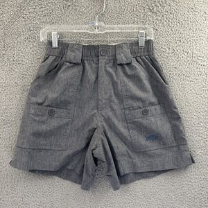 Aftco Original Fishing Shorts 6" Gray Outdoor Stretch Pockets Utility Men's 30